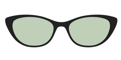 The Black With Sage Green Lens