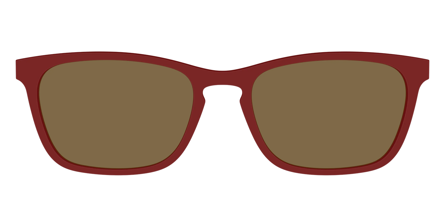 The Polarized Burgundy Sun Top
