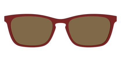 The Polarized Burgundy Sun Top