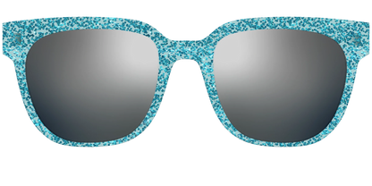 The Polarized Aquamarine Sparkle Sun Top