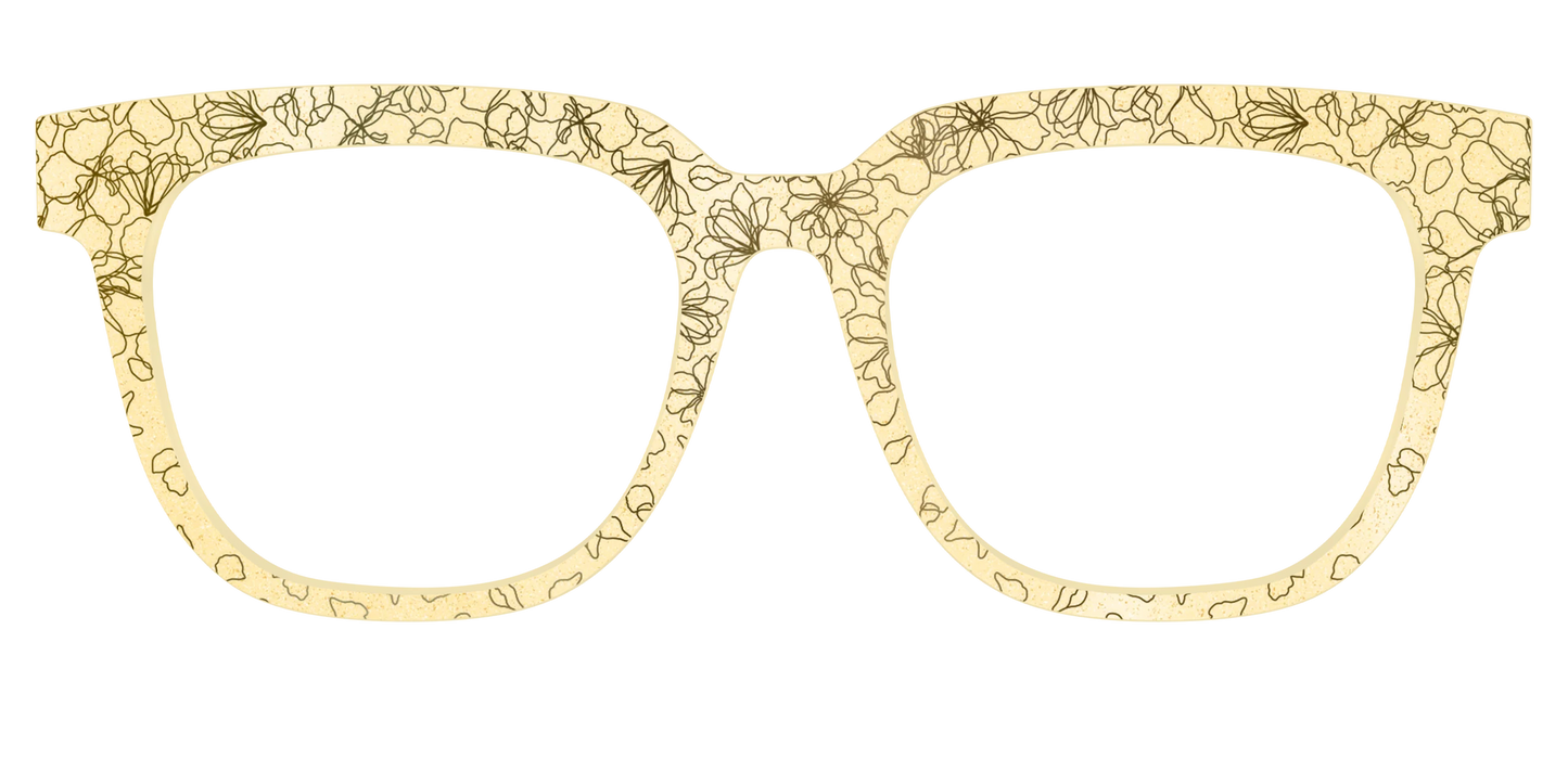 The Yellow Shimmer Petals with Gold Foil