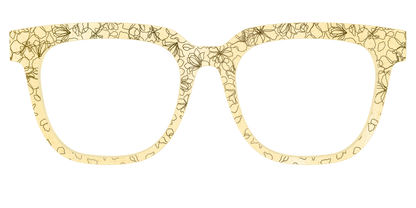 The Yellow Shimmer Petals with Gold Foil