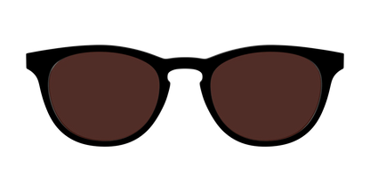 The Black with Brown Golf Lens