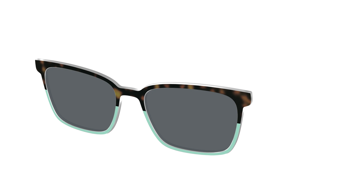 The Polarized Matcha Split Sun Top
