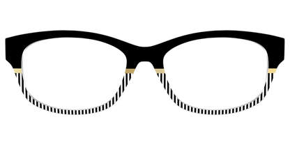 The Chic Stripes Crystal with Gold Foil