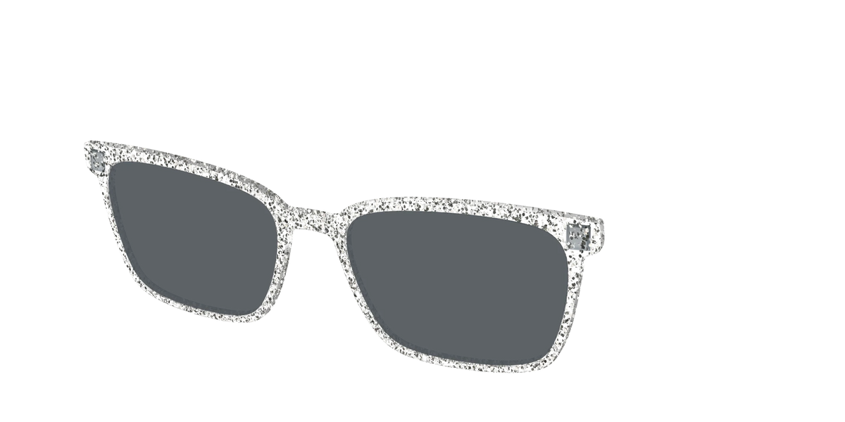 The Polarized Silver Sparkle Sun Top