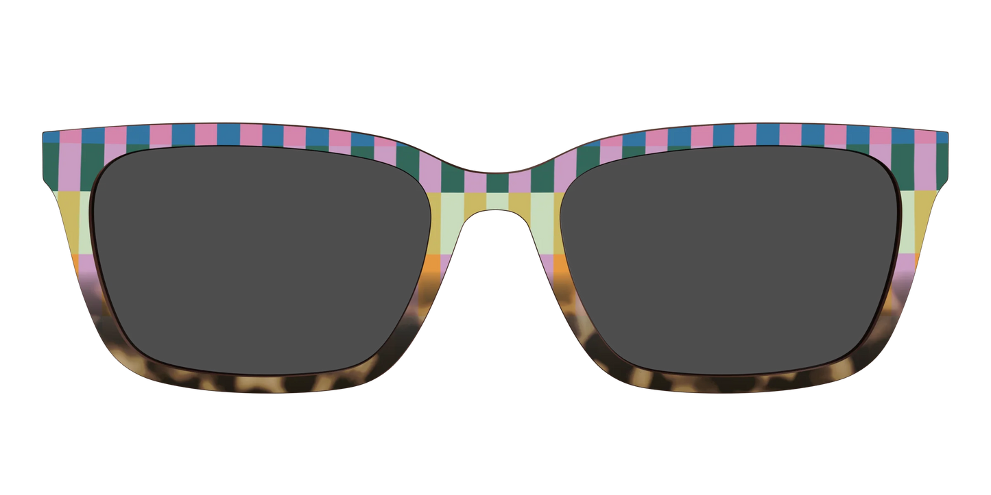 The Polarized Summer Stripes Tortoise Sun Top