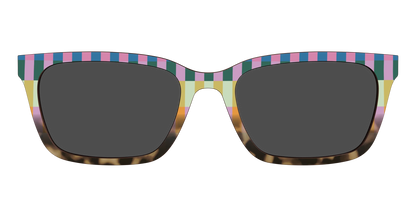 The Polarized Summer Stripes Tortoise Sun Top