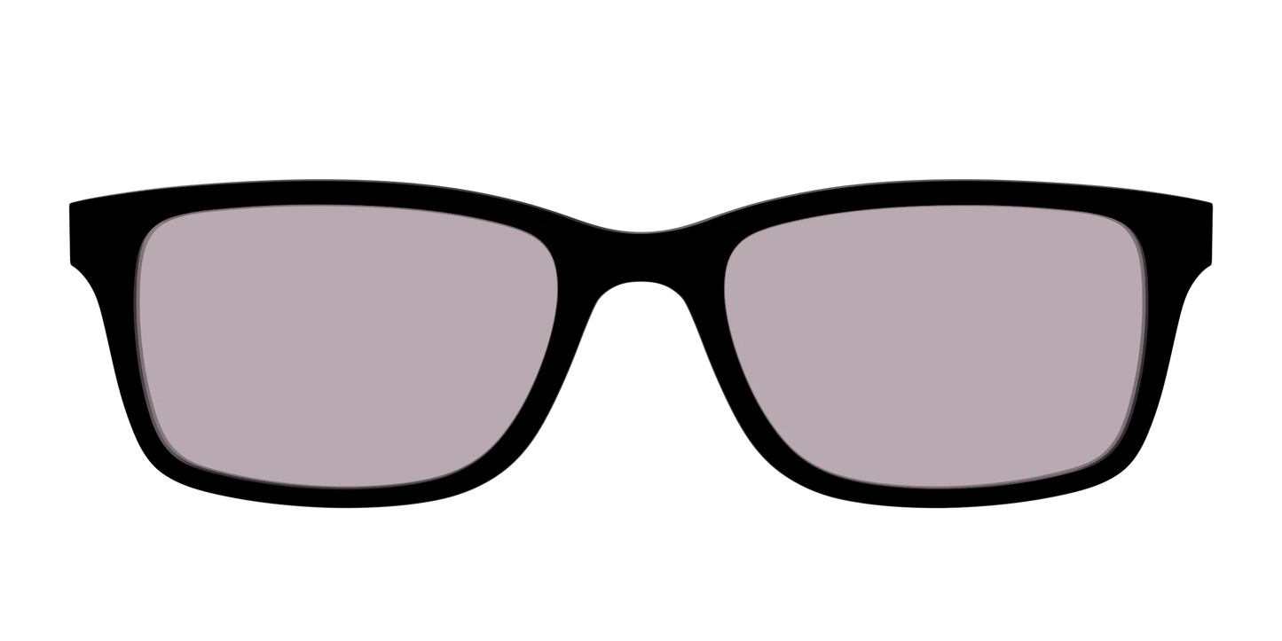 The Black with Gray Gaming Lens