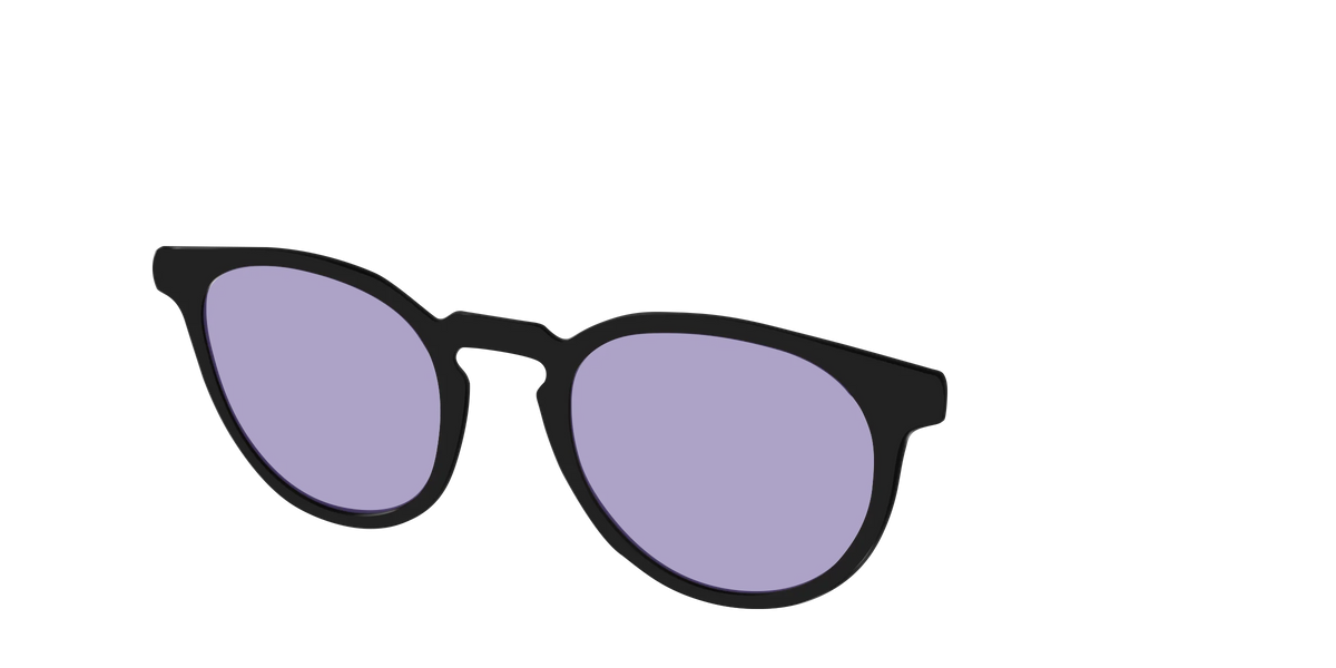 The Black With Celestial Purple Lens