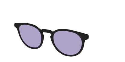 The Black With Celestial Purple Lens