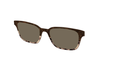 The Polarized Dark Oak Tortoise Split Sun Top
