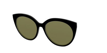 The Black with Green Racquet Sport Lens