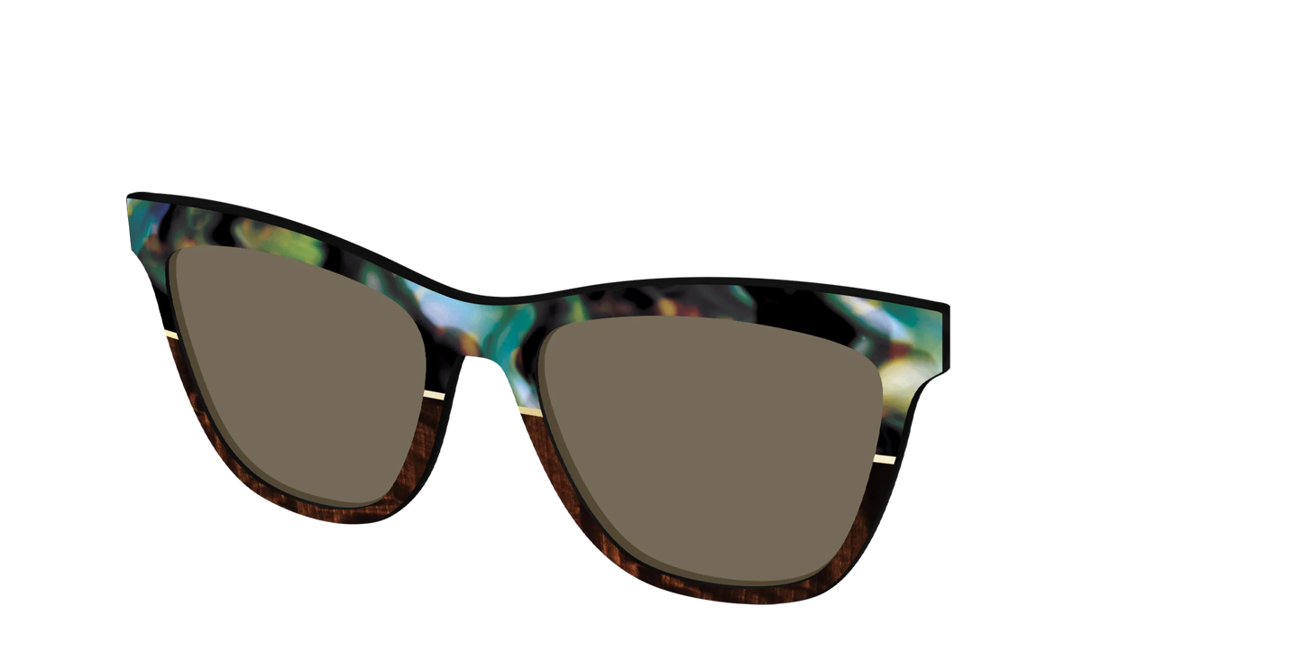 The Polarized Mirage Split with Gold Foil Sun Top