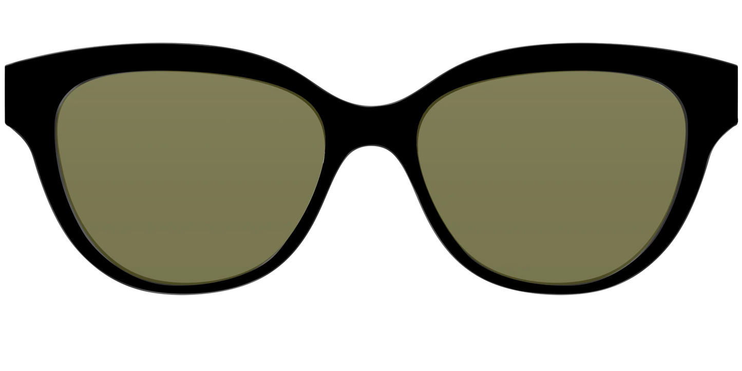 The Black with Green Racquet Sport Lens
