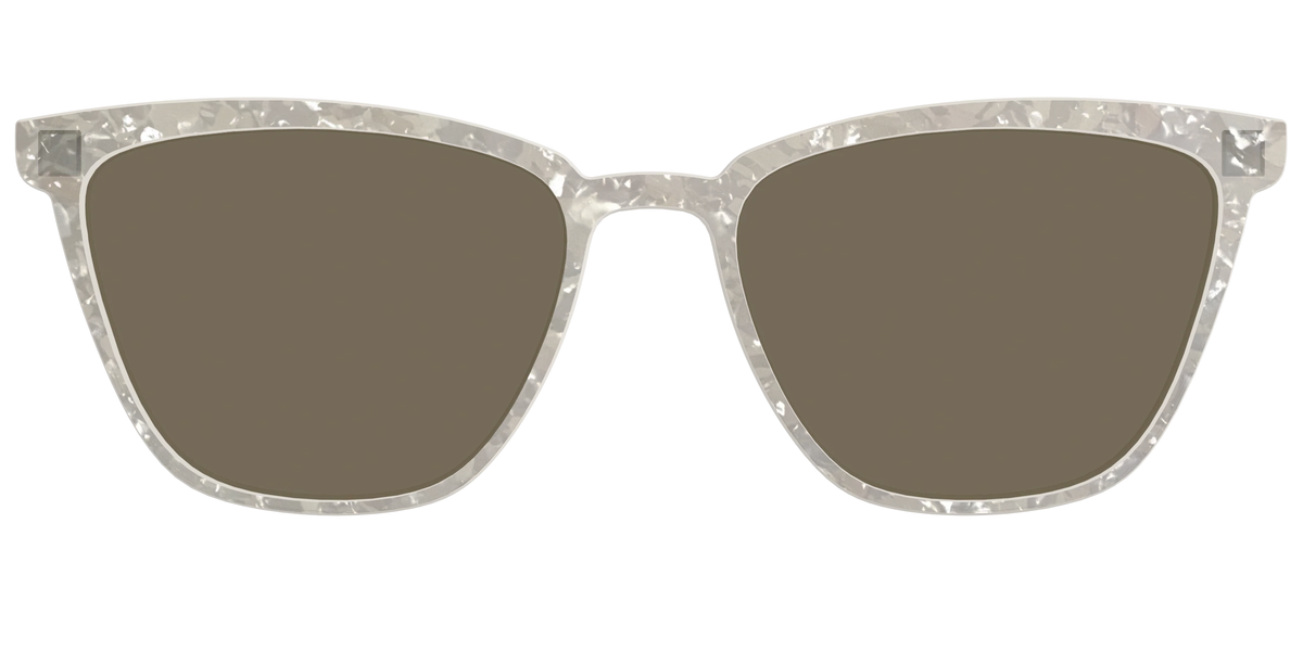 The Polarized White Quartz Pearl Sun Top