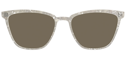 The Polarized White Quartz Pearl Sun Top
