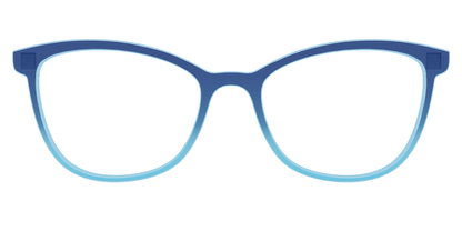 The Indigo to Sky Blue Gradient Crystal