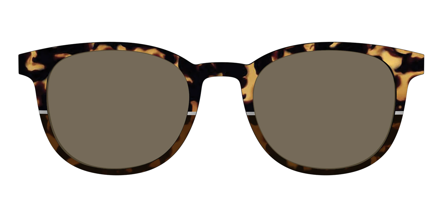 The Polarized Chic Tortoise Split Sun Top