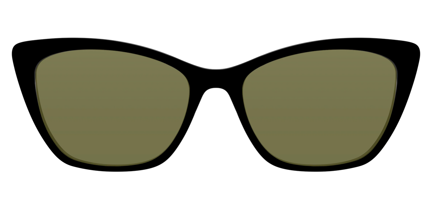 The Black with Green Racquet Sport Lens