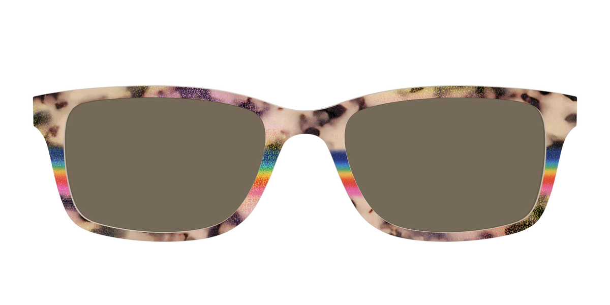 The Polarized Prism Split Tortoise Sun Top