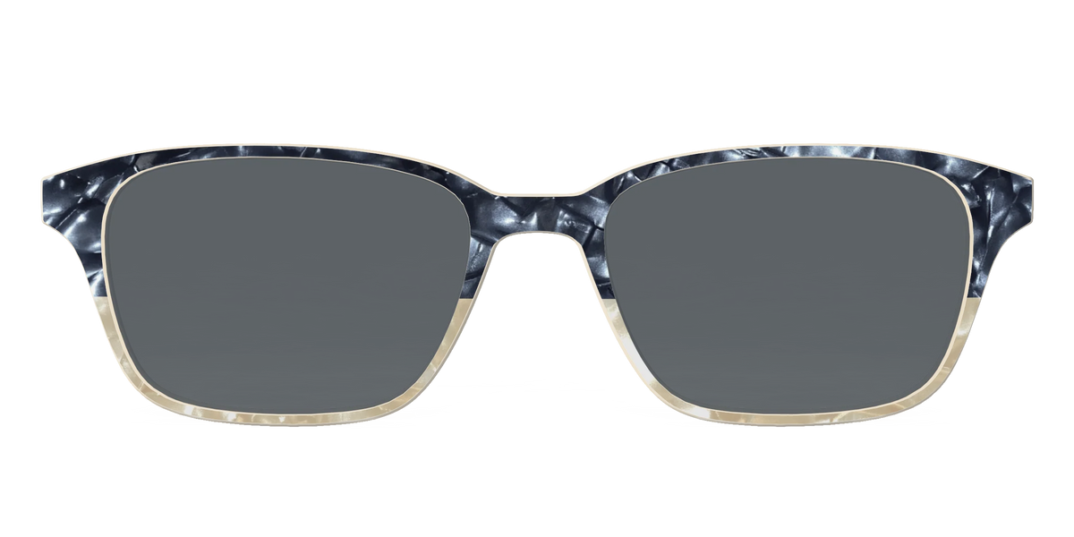 The Polarized Navy to Taupe Pearl Split Sun Top
