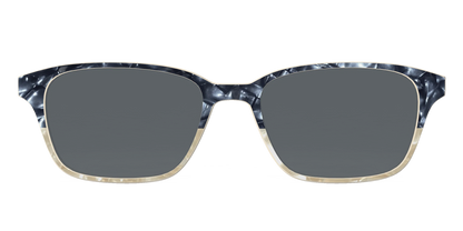 The Polarized Navy to Taupe Pearl Split Sun Top