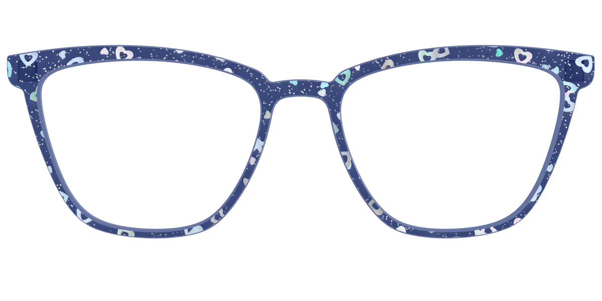 The Denim Heart Glitter Crystal