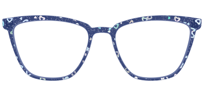 The Denim Heart Glitter Crystal