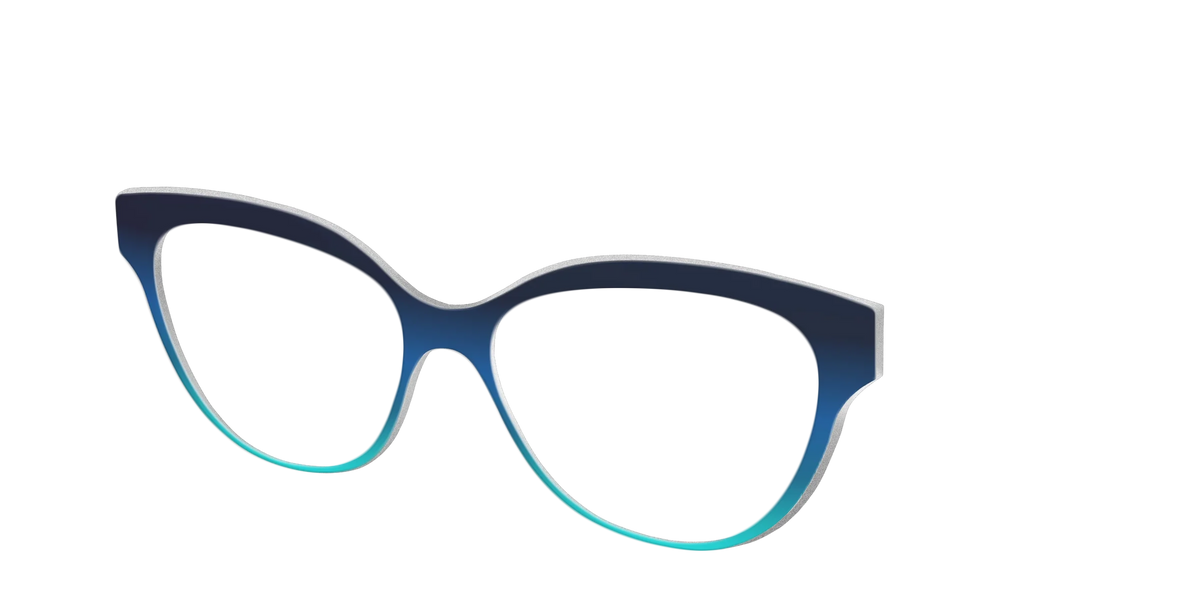 The Royal Blue to Seafoam Gradient