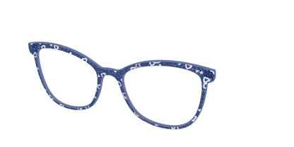 The Denim Heart Glitter Crystal