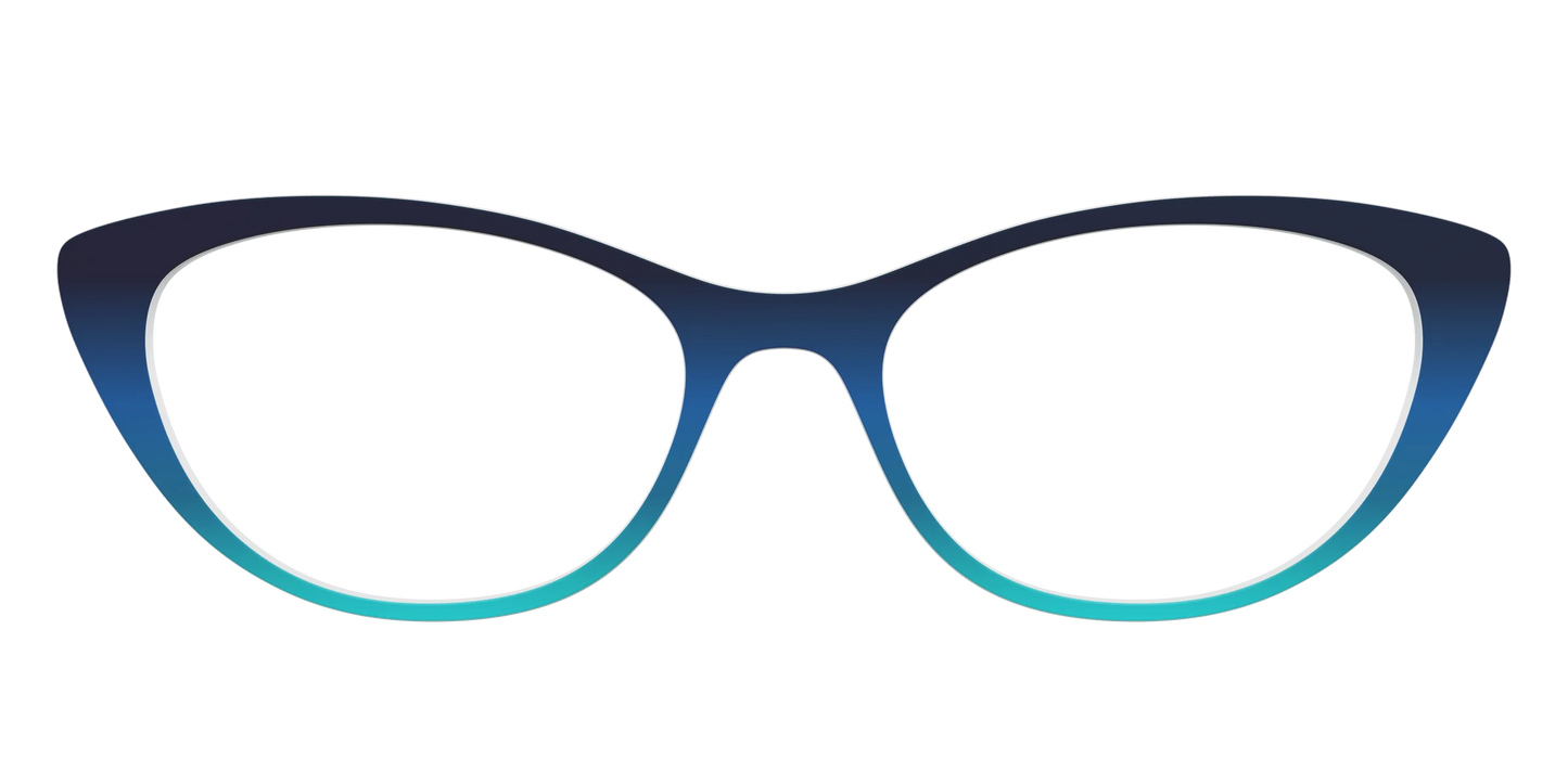 The Royal Blue to Seafoam Gradient