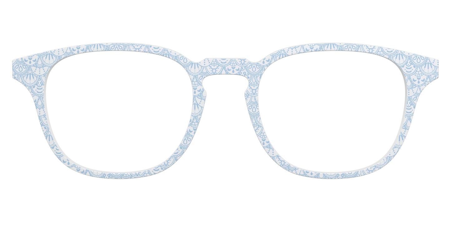 The Something Blue Scallop Lace