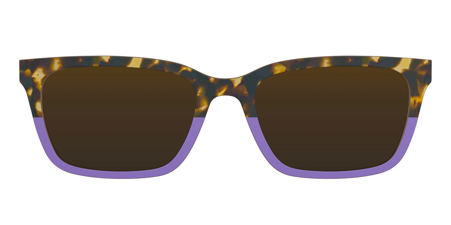 The Polarized Lavender Tortoise Split Sun Top
