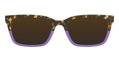 The Polarized Lavender Tortoise Split Sun Top