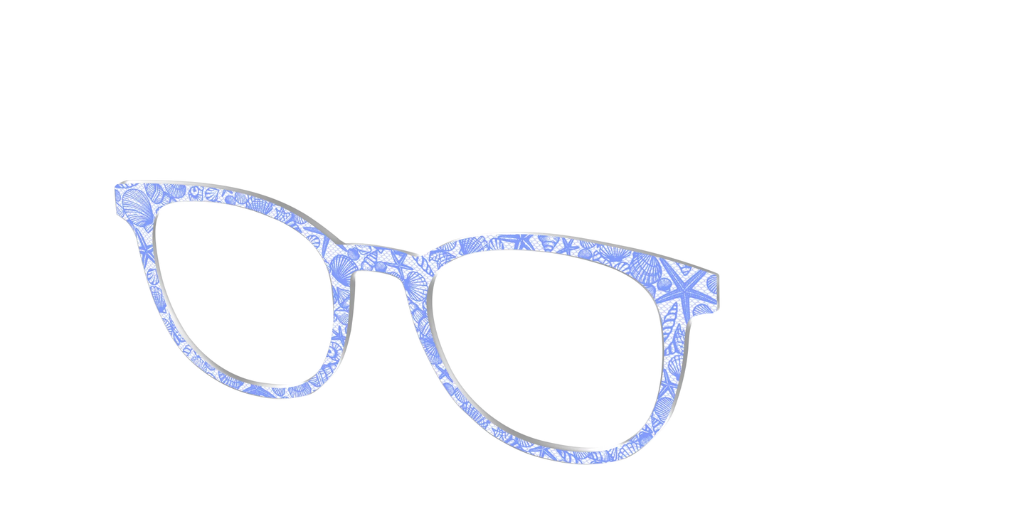 The Reef Blue Shell Lace