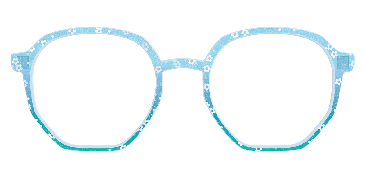 The Sky Blue Crystal with Daisy Glitter