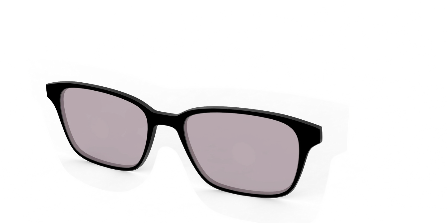 The Black with Gray Gaming Lens