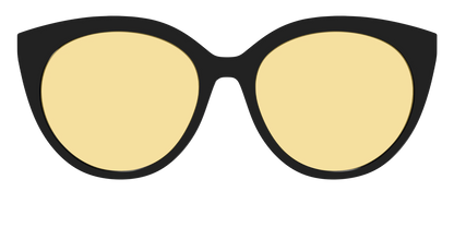 The Black With Citrine Yellow Lens