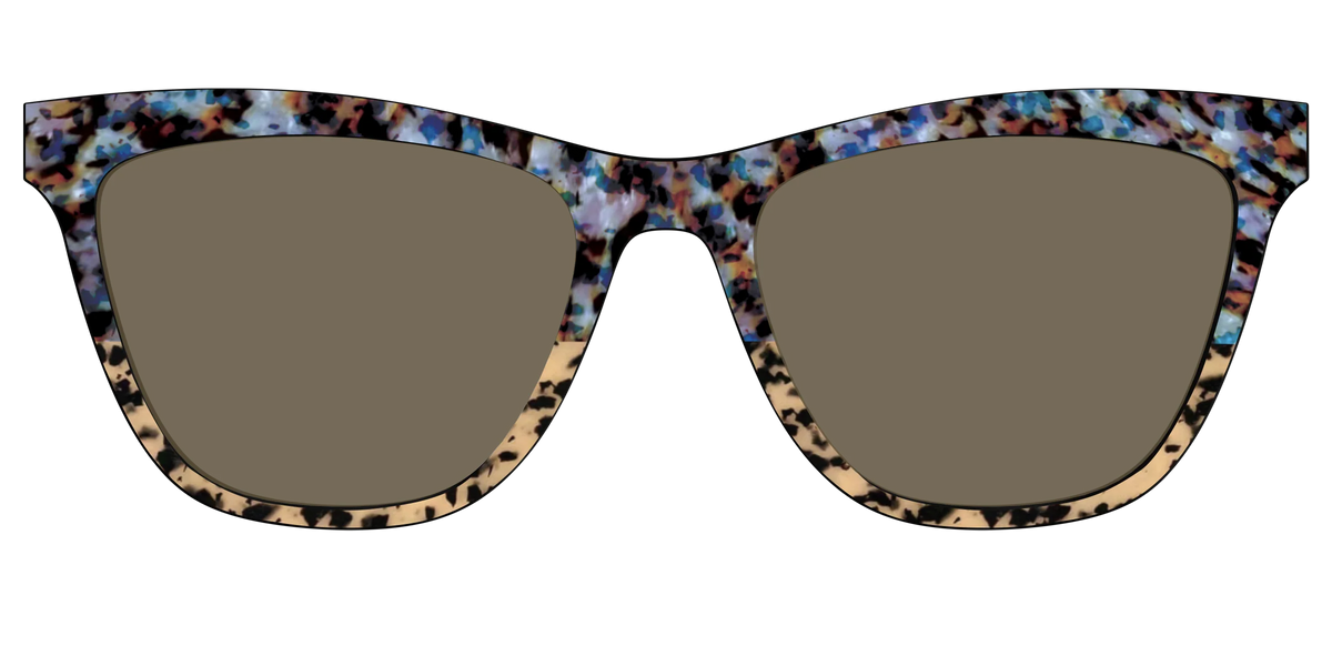 The Polarized Oasis Tortoise Split Sun Top