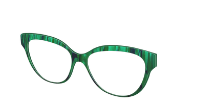 The Emerald Moire Stripes