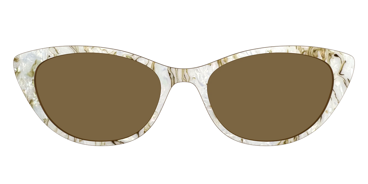 The Polarized Ivory Sand Pearl Shell Sun Top