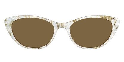 The Polarized Ivory Sand Pearl Shell Sun Top
