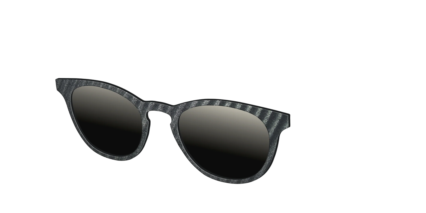 The Polarized Obsidian Stripe Sun Top