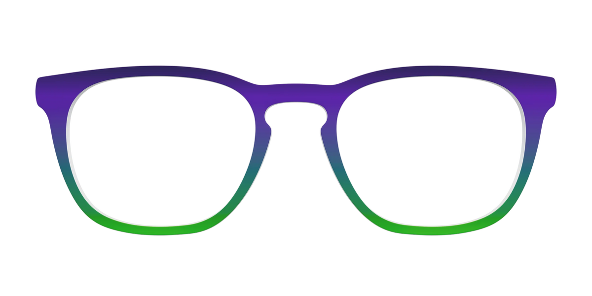 The Ultra Violet to Bright Green Gradient