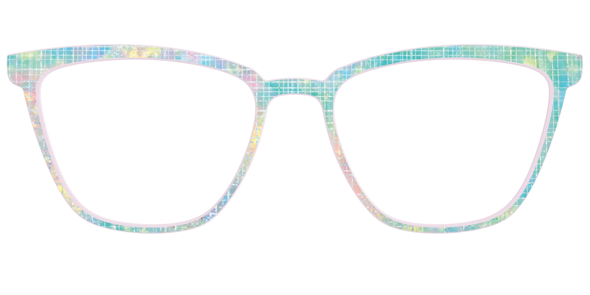 The Pastel Gradient with Holographic Hatching