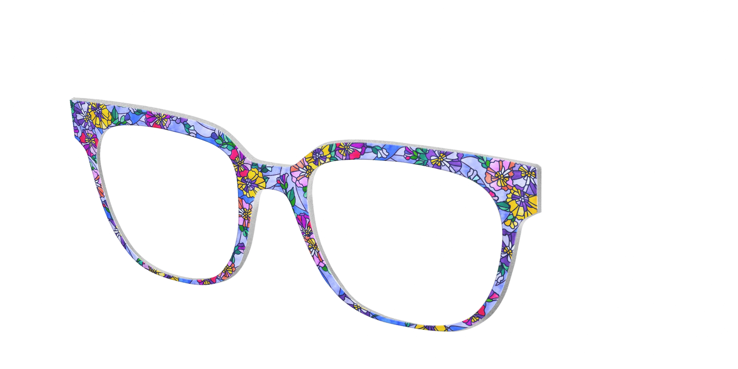 The Pansy Stained Glass