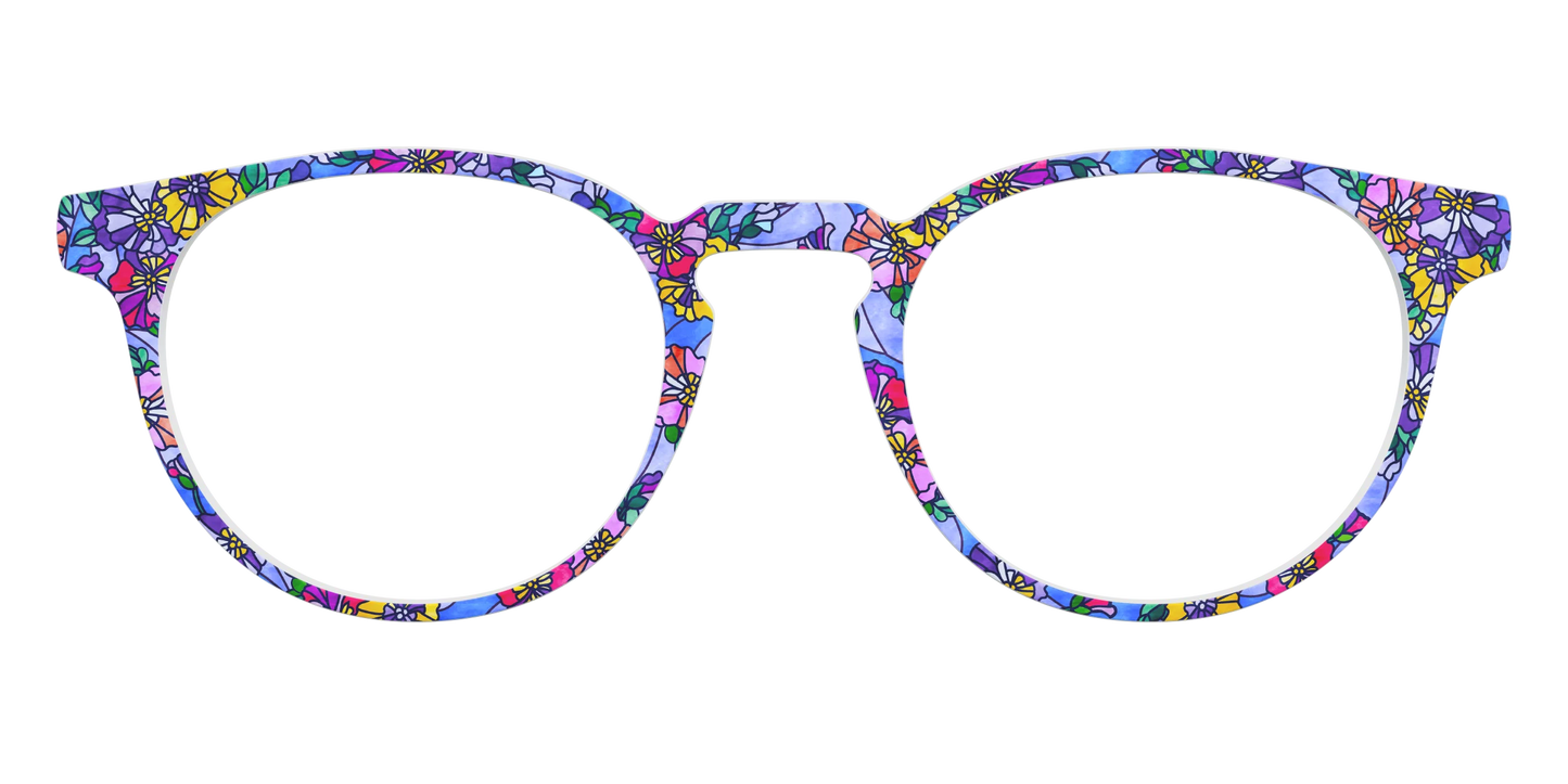 The Pansy Stained Glass