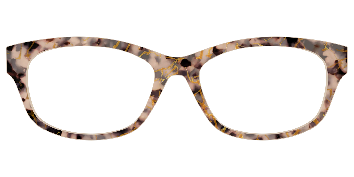 The Almond Tortoise with Gold Streaks