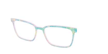 The Pastel Gradient with Holographic Hatching